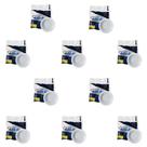 Kit 10 Pacotes de Prato Fundo 12cm Branco Cristalcopo com 10 unidades - Estilo Cumbuca