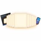 Kit 10 Painel led Plafon Smart Sobrepor 18w 2700k 6500k 22cm Bivolt Quadrado 291990725-10 Neo Avant