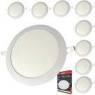 Kit 10 Painel Led Pop Embutir Redondo 18w Neutra Atacado
