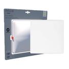 Kit 10 Painel Plafon 24W Quadrado Embutir Borda Infinita 4000K