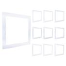 Kit 10 Painel Plafon Led Branco Frio 30x30 Quadrado Embutir Kit 10 Painel Plafon Led Branco Frio 30x30 Quadrado Embutir