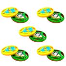Kit 10 Pandeirola Infantil Pandeirinho De Brinquedo Plástico Colorido