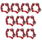 Kit 10 Pandeiros Meia Lua Infantil Vermelho New York