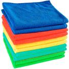 Kit 10 Pano Microfibra 35x55cm Limpa Carro Vidro Prato Pia Limpeza Multiuso