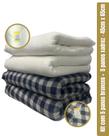 Kit 10 Panos De Chão 5 Branco 5 Xadrez 45cm X 65cm