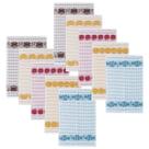 Kit 10 panos de copa teka gourmet 42x63 cm 100% algodão