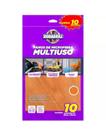 Kit 10 Panos de Microfibra Multiuso 35cm x 30cm Rodabrill