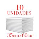 kit 10 Panos de Prato Simples BRANCO Liso - Estampado para Cozinha - artesanato e Decoração 35X60 Ótima Qualidade e Melhor Custo Benefício