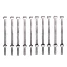 Kit 10 parafuso galv fogo poste padrao12x150mm 1/2x6" m12 Kit 10 parafuso galv fogo poste padrao12x150mm 1/2x6" m12
