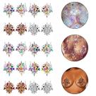 Kit 10 Pares Adesivos Autocolante Seios Carnaval Joia Strass Halloween Maquiagem Artística Beleza Festa Fantasia Kit 10 Pares Adesivos Autocolante Seios Carnaval Joia Strass Halloween Maquiagem Artística Beleza Festa Fantasia