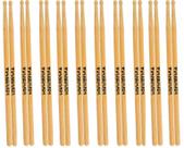Kit 10 pares Baquetas Ponta de Madeira Vanguarda - Spanking