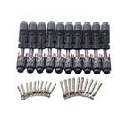 Kit 10 Pares Conector MC4 30A 1000V Painel Solar - Snetec