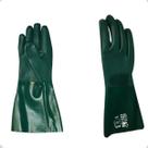 Kit 10 Pares de Luva Pvc Forrada Verde 45cm Plasticor