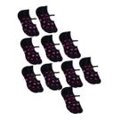 Kit 10 Pares De Meias Femininas Selene Pilates Antiderrapante Modelo Com Viés