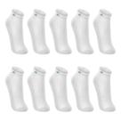 Kit 10 Pares de Meias Up 3225 Cano Curto Algodão - Branco