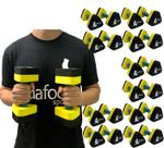 Kit 10 Pares Halteres Hidroginástica em EVA 1 à 2kg DF1104-P Preto/Amarelo Dafoca Sports Kit 10 Pares Halteres Hidroginástica em EVA 1 à 2kg DF1104-P Preto/Amarelo Dafoca Sports