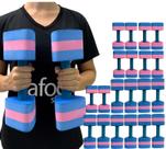 Kit 10 Pares Halteres Hidroginástica Em EVA P 1-2kg M 2-3kg Azul/Rosa Dafoca Sports Kit 10 Pares Halteres Hidroginástica Em EVA P 1-2kg M 2-3kg Azul/Rosa Dafoca Sports