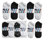 kit 10 pares MEIA SOQUETE PRETA E BRANCA CANO CURTO MASCULINA FEMININA kit 10 pares MEIA SOQUETE PRETA E BRANCA CANO CURTO MASCULINA FEMININA