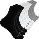 Kit 10 Pares Meias Zhamaro Cano Médio Algodão Atoalhada Masculina Feminina Confortável Grossa