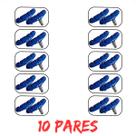 Kit 10 Pares Sapatas VBrake 70mm MTB Aro 26 Bicicleta Freio VOribital