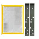 Kit 10 pastas amarelo + 2 suportes Isoflex