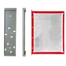 KIT 10 pastas vermelha + suporte Isoflex
