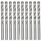 Kit 10 Pçs Broca Aço Rápido Polida 3/8 P/ Metal - Mtx