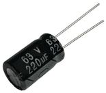 KIT 10 PÇS CAPACITOR ELETROLITICO 220X63V - 220UF X 63V 105º