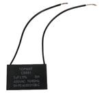 Kit 10 pçs - capacitor partida acv 5uf x 450v - 5x450v cbb61