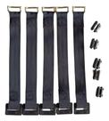 Kit 10 Pçs Rabicho Da Lona Central Lock Carreta Sider C/fixador