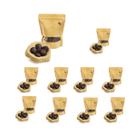 Kit 10 Pct Cookies Mini Biscoito Caseiro Cacau Bolacha Artesanal Sabor Chocolate Amargo 350g