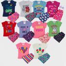 Kit 10 peças 5 Conjunto Infantil Menina Tam 10 com Acessório infantil de cabelo Kit 10 peças 5 Conjunto Infantil Menina Tam 10 com Acessório infantil de cabelo