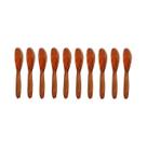 Kit 10 Peças Colher De Pau Madeira Modelo Reforçada 28 Cm