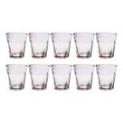 Kit 10 Peças Copo Shot Vidro Tequila Cachaça Bar 45ml Dose