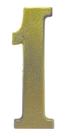Kit 10 pecas numero colonial pexcel bronze numero 1