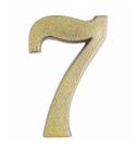 Kit 10 pecas numero colonial pexcel bronze numero 7