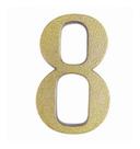 Kit 10 pecas numero colonial pexcel bronze numero 8