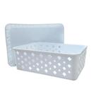 Kit 10 Peças Organizadoras Premium Branco Multiuso