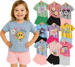 Kit 10 Peças ou 6 Peças Conjunto Básico Roupa Infantil feminino verão Camisa + Shorts