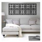 Kit 10 Peças Painel Vazado Cobogó mdf Modelo Moscou- Mdf preto
