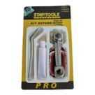 Kit 10 Peças Reparo Pneu Bicicleta C/ 3 Chaves STARTOOLS Kit 10 Peças Reparo Pneu Bicicleta C/ 3 Chaves STARTOOLS