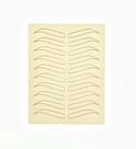 Kit 10 Pele Artificial Microblading Micropigmentação 19x14cm Kit 10 Pele Artificial Microblading Micropigmentação 19x14cm