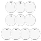 Kit 10 Peles Leitosas Translucidas para Bateria 14" New York Kit 10 Peles Leitosas Translucidas para Bateria 14" New York