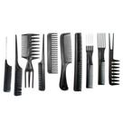 Kit 10 Pentes De Corte Cabeleireiro E Barbeiro Profissional