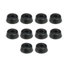 Kit 10 Pés De Borracha PVC Grande Para Caixas De Som, Cases, Baús, Móveis