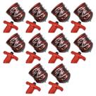 Kit 10 Pião Luminoso LED Música Flashing Brinquedo Peg-Top