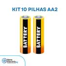 Kit 10 pilha aa2