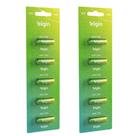 Kit 10 pilha alcalina a23 12v ele82195 elgin