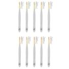 Kit 10 Pinça Depilação Canelada Reta 9cm 2341.303 Solingen