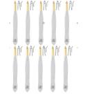 Kit 10 Pinças 9cm 2321.303 - Edel Solingen Kit 10 Pinças 9cm 2321.303 - Edel Solingen